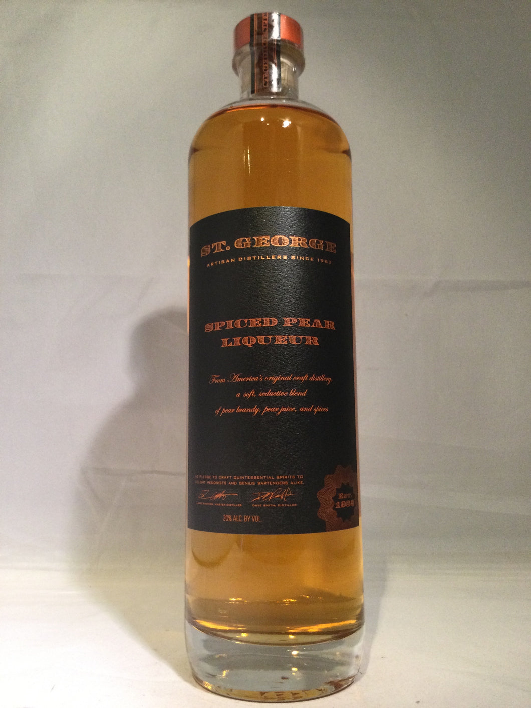 ST GEORGE SPICED PEAR LIQUEUR