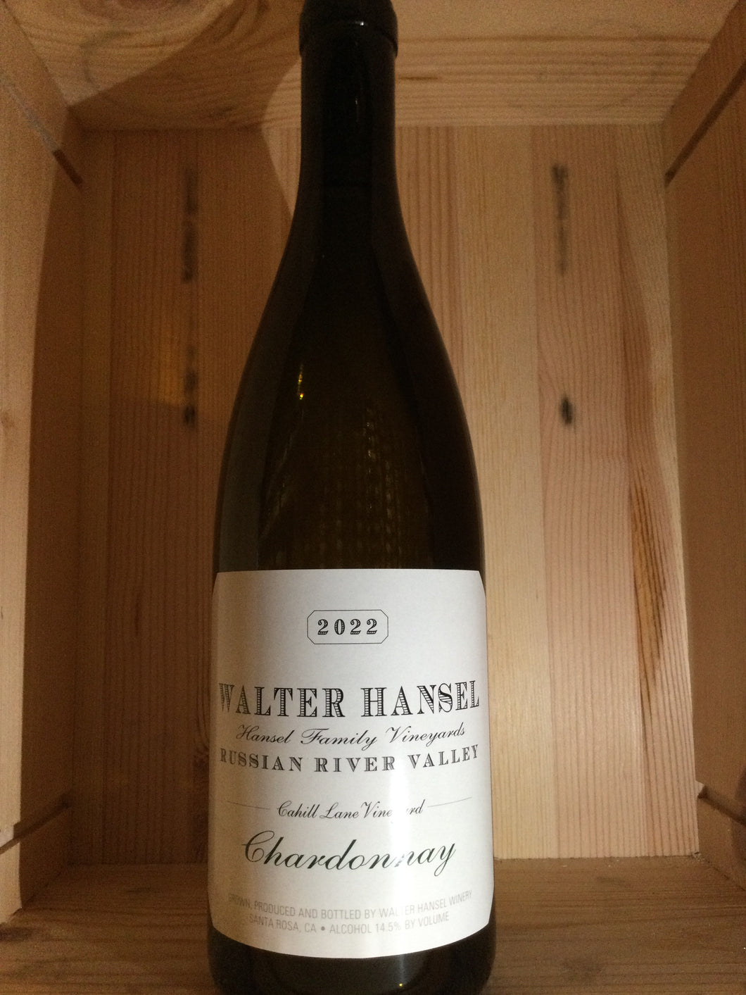 Walter Hansel Cahill Lane Chardonnay